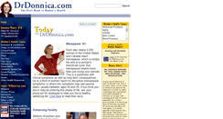 Desktop Screenshot of drdonnica.com